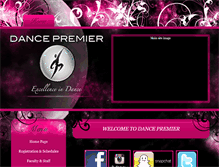 Tablet Screenshot of dancepremier.com